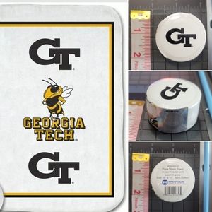 GA Tech Yellow Jackets Magic Towel Expands to 11" x 17" 100% Cotton ~ NEW